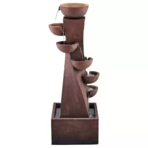 Image of Garden Gear Serenity 6 Tier Bowl Tower Water Feature