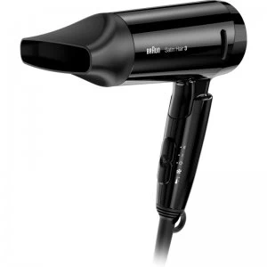 Image of Braun Satin Hair 3 HD 350 Travel 446877 1600W Hair Dryer