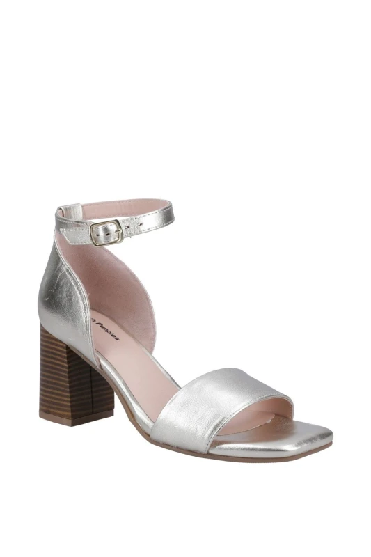 Image of Hush Puppies 'Kelsey' Heeled Sandals Gold female