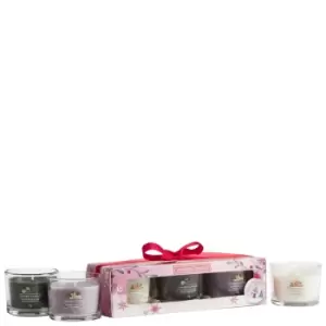 Image of Yankee Candle Votive Candle Gift Set 37g White Spruce & Grapefruit Candle + 37g Silver Sage & Pine Candle + 37g Smoked Vanilla & Cashmere Candle