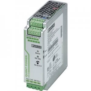 Image of Phoenix Contact QUINT-PS/3AC/24DC/5 Rail mounted PSU (DIN) 24 V DC 5 A 120 W 1 x