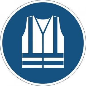 Image of Durable 173506 Use Symbol Safety Vest- Blue (Ø x H) 430 mm x 0.4 mm