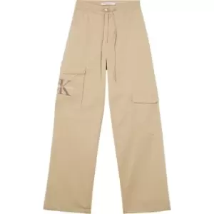 Image of Calvin Klein Jeans Archival Monologo Cargo Pants - Cream