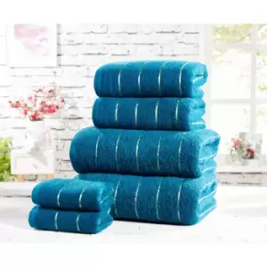 Image of Rapport Home Furnishings Sandringham 450 gsm Towel Bale - 6 Piece - Teal