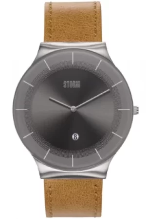 Image of Gents STORM Xenu Leather Slate Honey watch 47476/SL/HY