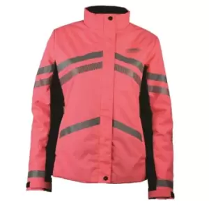 Image of Weatherbeeta Reflective Heavy Padded Waterproof Jacket - Pink