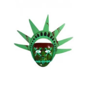 Image of Trick Or Treat Purge: Election Year Lady Liberty Light-Up Mask