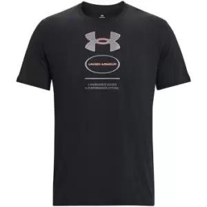Image of Under Armour M Branded GEL Stack SS - Black