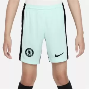 Image of Nike Chelsea Third Shorts 2023 2024 Juniors - Green