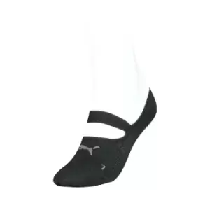 Image of Womens Studio Footie Sock - 2.5-5 - Black - Puma