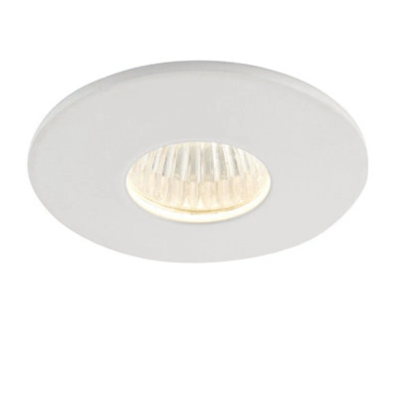 Image of Netlighting Lalo Bathroom Recessed Downlight 3000K IP44 4W Matt White Paint White