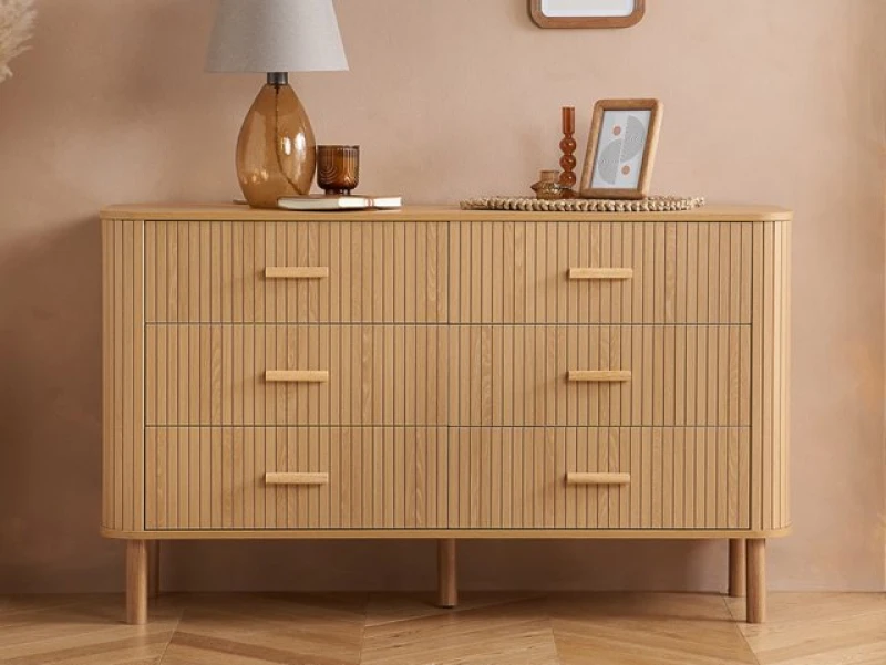 Image of Birlea Axel Oak 33 Drawer Chest of Drawers