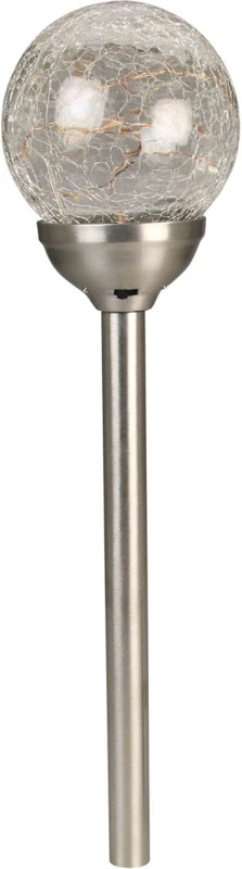 Image of Luxform Solar Mambo Stainless Steel Spike Light Silver unisex