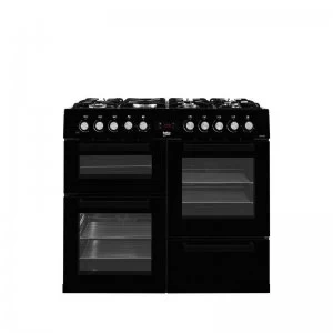 Image of Beko KDVF100K Dual Fuel Double Oven Range Cooker
