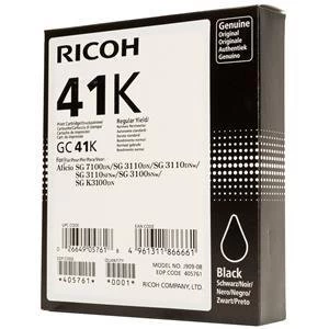 Image of Ricoh 405761 Black Gel Cartridge