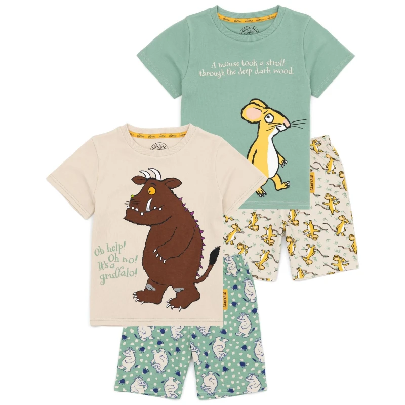 Image of Gruffalo & Friends Short Sleeve Short Leg Pyjama Set Multi male