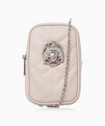 Image of Dune 'Darrby' Quilted Mini Cross Body Bag - natural