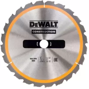 Image of DEWALT Construction Circular Saw Blade 165mm 18T 30mm