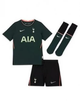 Image of Nike Childrens Tottenham 20/21 Away Little Kids Kit - Green, Size XS (3-4 Years)