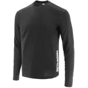 Image of Caterpillar Coolmax Long Sleeve Tee Black - Large