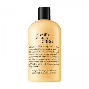 Image of Philosophy Vanilla Birthday Cake Shampoo, Shower Gel 480ml
