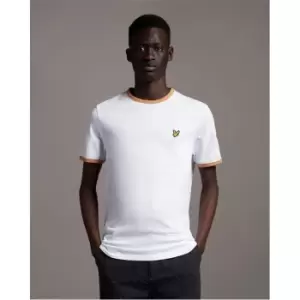 Image of Lyle and Scott Lyle and Scott Ringer T-Shirt Mens - White