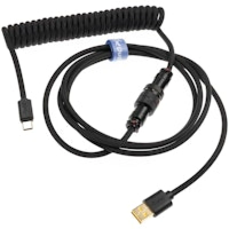 Image of Ducky Keyboard Coiled Cable V2 Phantom Black