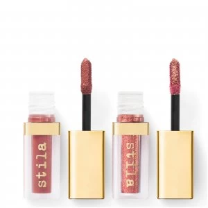 Image of Stila Double Dip Duo Liquid Eye Shadows 2.25ml (Various Shades) - Hot Tamale