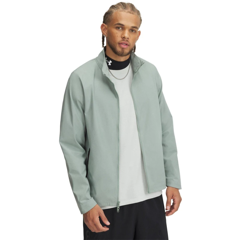 Image of Under Armour Mens Unstop Zip Hoodie Green male M