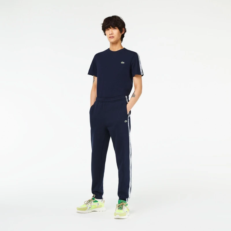 Image of Lacoste Tape Joggers Navy Blue male XS
