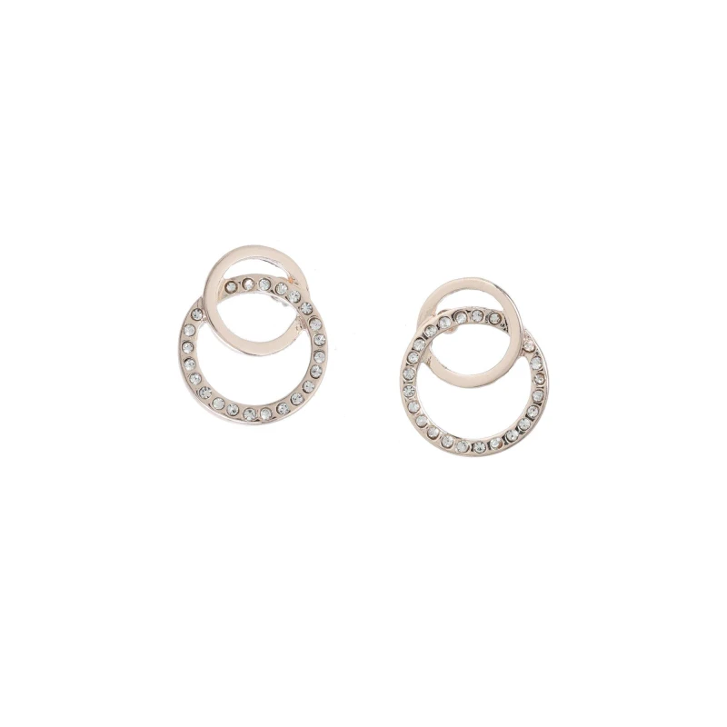 Image of Miso Loop Stud Earring - Silver Silver One Size