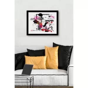 Image of SC0901 Multicolor Decorative Framed MDF Painting