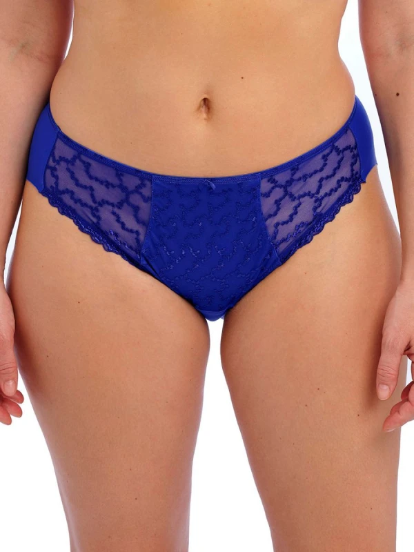 Image of Fantasie Womens Ana Brief in Blue Size: 10 Blue Female 10