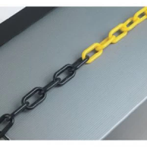 Image of Slingsby Plastic Chain 8mm Black Yellow 360079