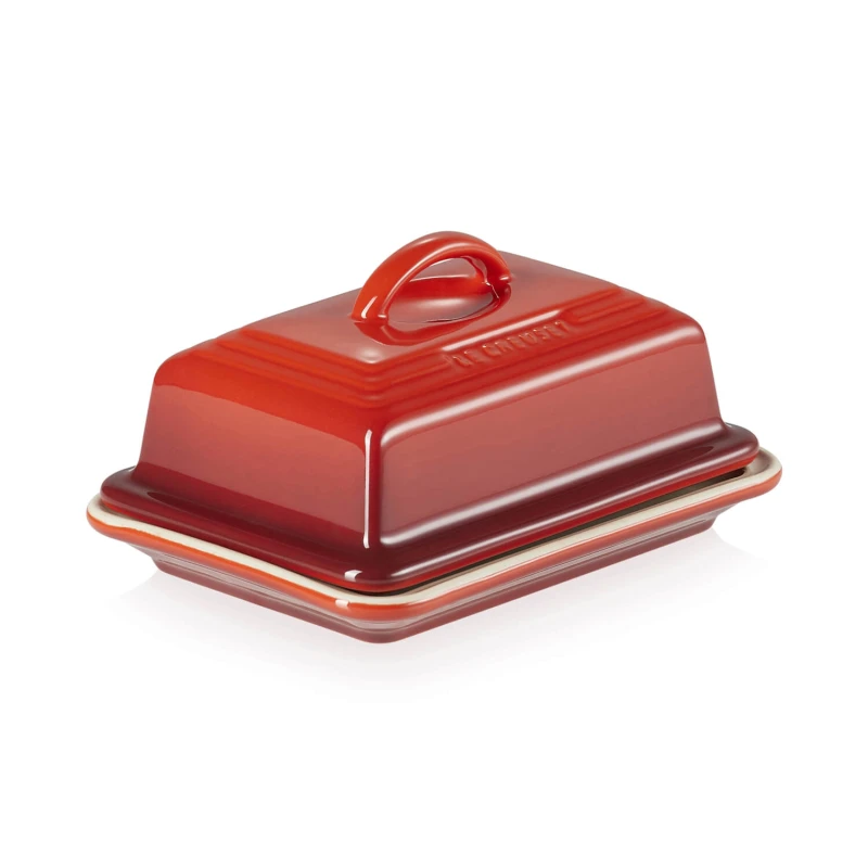 Image of Le Creuset Butter Dish, Cerise