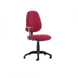 Image of Task Office Chair Eclipse II lever Wine Fabric With Height Adjustable Arms