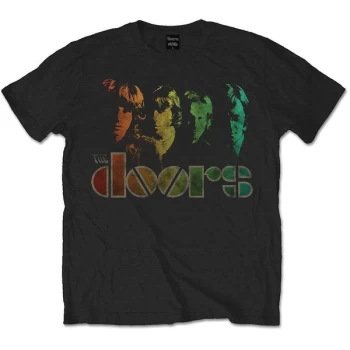 Image of The Doors - Spectrum Unisex Medium T-Shirt - Black