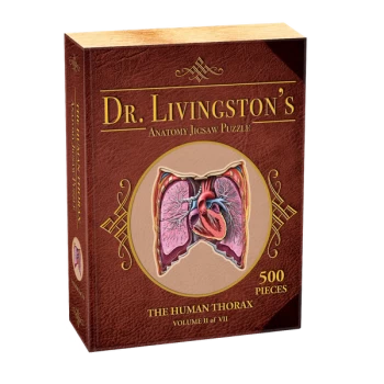 Image of Dr Livingstons Anatomy Volume II: The Human Thorax Jigsaw Puzzle - 500 Pieces