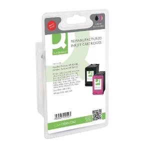 Image of Q-Connect HP 301 Black and Tri Colour Ink Cartridge