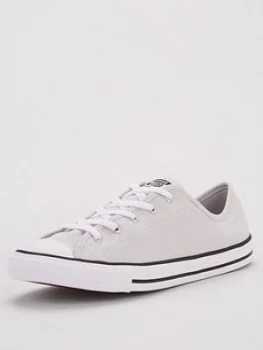 Image of Converse Chuck Taylor All Star Dainty - Grey, Size 8, Women