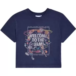 Image of Space Jam 2 - Welcome To The Jam Ladies XX-Large T-Shirt - Blue