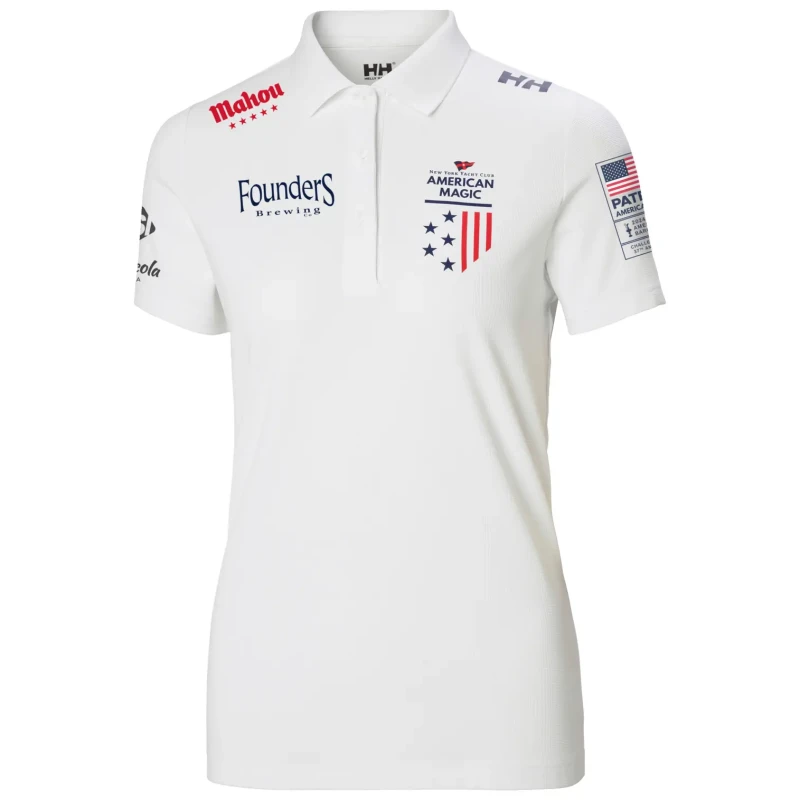 Image of Helly Hansen Womens polo shirt Helly Hansen Crew Tech Blanc Female M