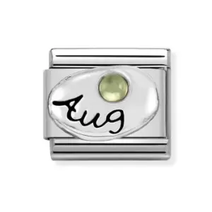 Image of Nomination Classic Silver August Birthstone Charm