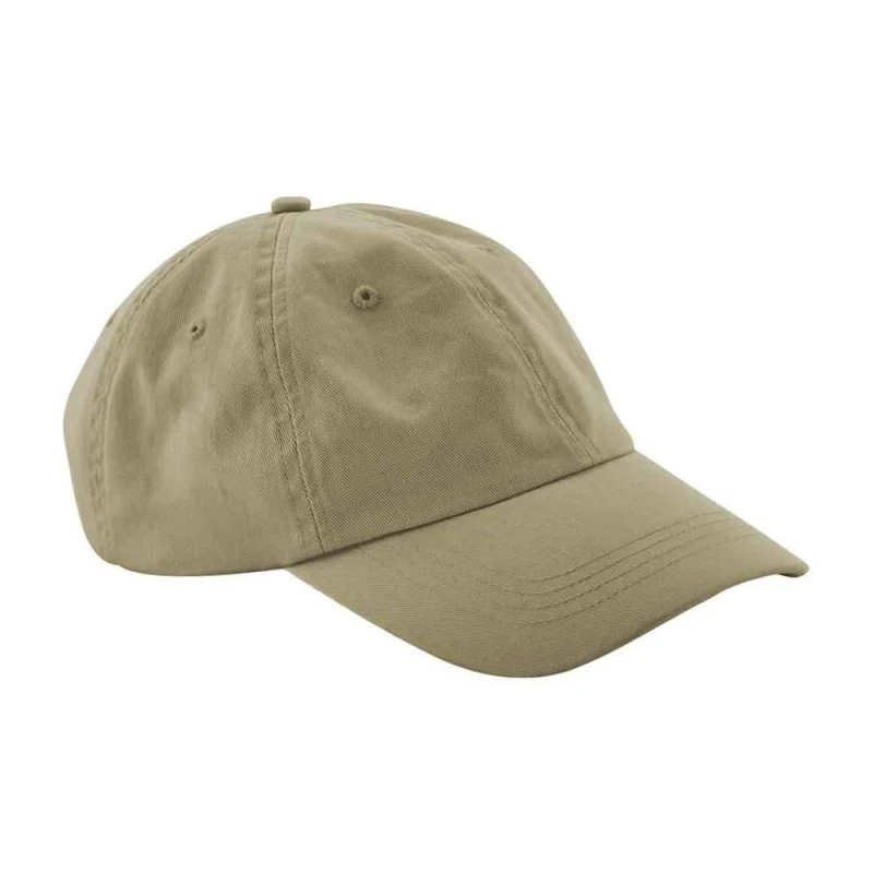 Image of Beechfield Womens 6 Panel Low Profile Cap in Light Brown Light Brown Female One Size