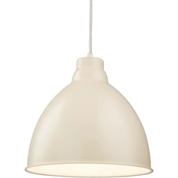 Image of Firstlight - Union - 1 Light Dome Ceiling Pendant Cream, E27
