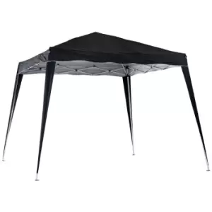 Image of Outsunny Garden Pop Up Gazebo Tent Marquee Party Steel Water-resistant 3 X 3M - Black