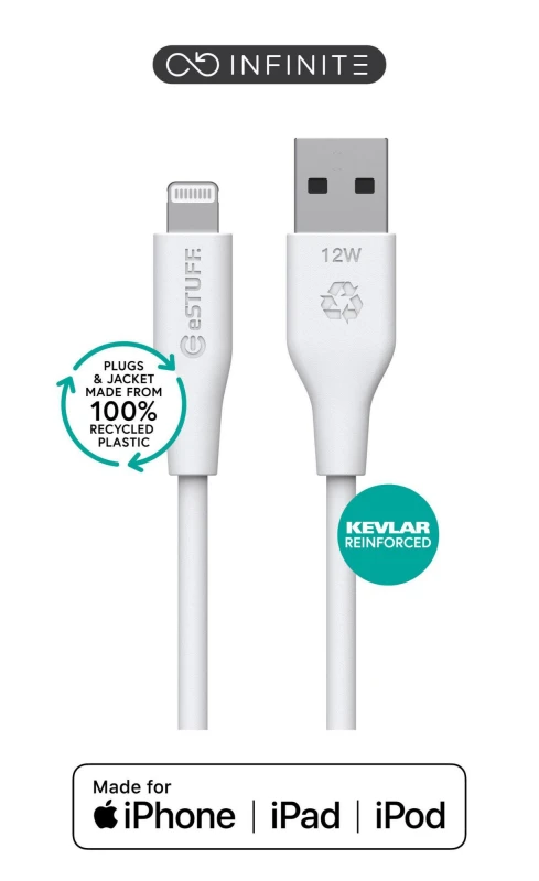 Image of eSTUFF ES601270-BULK lightning cable 2m White