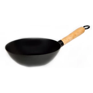 Image of Robert Dyas Carbon Steel Wok - 20cm