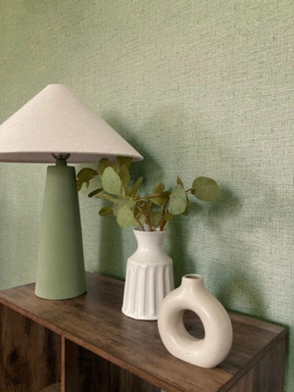 Image of Belgravia Maya Textured Plain Green