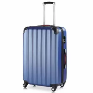 Image of Monzana Baseline Hard Shell Blue Suitcase